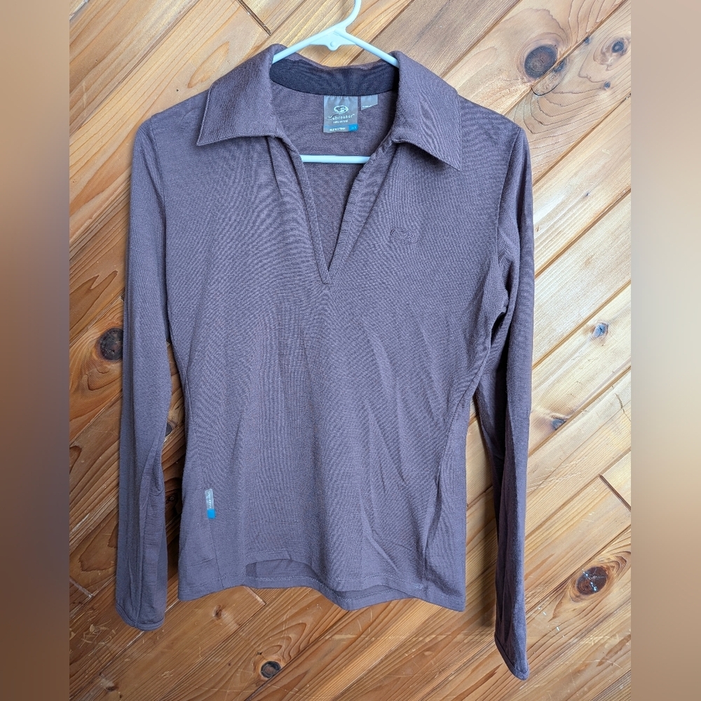 Icebreaker Women's Purple Long Sleeve Top - Size Small